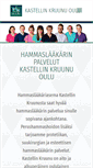 Mobile Screenshot of kastellinkruunu.fi